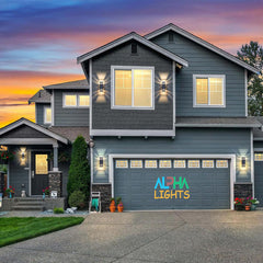 Modern Outdoor Wall Light IP65 Up Down GU10 LED Waterproof Mains Powered