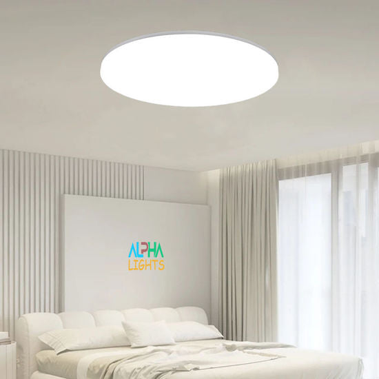 48W LED Ceiling Light Warm White 3000K – Waterproof Flush Mount Light for Bathroom, Kitchen, Bedroom & Living Room