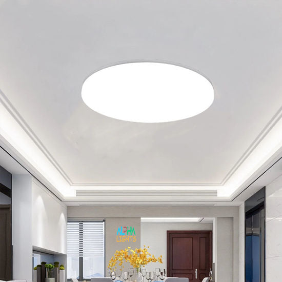 48W LED Ceiling Light Warm White 3000K – Waterproof Flush Mount Light for Bathroom, Kitchen, Bedroom & Living Room