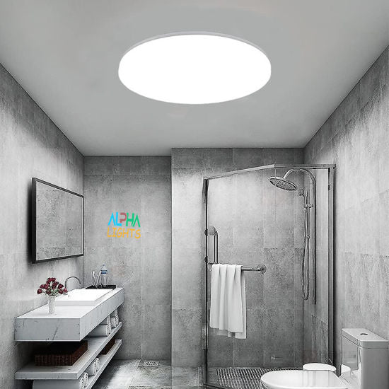 48W LED Ceiling Light Warm White 3000K – Waterproof Flush Mount Light for Bathroom, Kitchen, Bedroom & Living Room