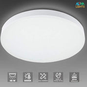 48W LED Ceiling Light Warm White 3000K – Waterproof Flush Mount Light for Bathroom, Kitchen, Bedroom & Living Room