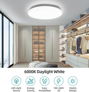 36W Round LED Ceiling Light - Ultra-Bright Flat Light