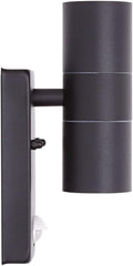 Black Up & Down Outdoor Wall Light – Outdoor lighting for homes | GU10 Motion Sensor Security Light IP44 Waterproof