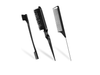 3-Pcs Hair Brush Set – Slick Back Brush, Edges Brush & Rat Tail Comb for Women