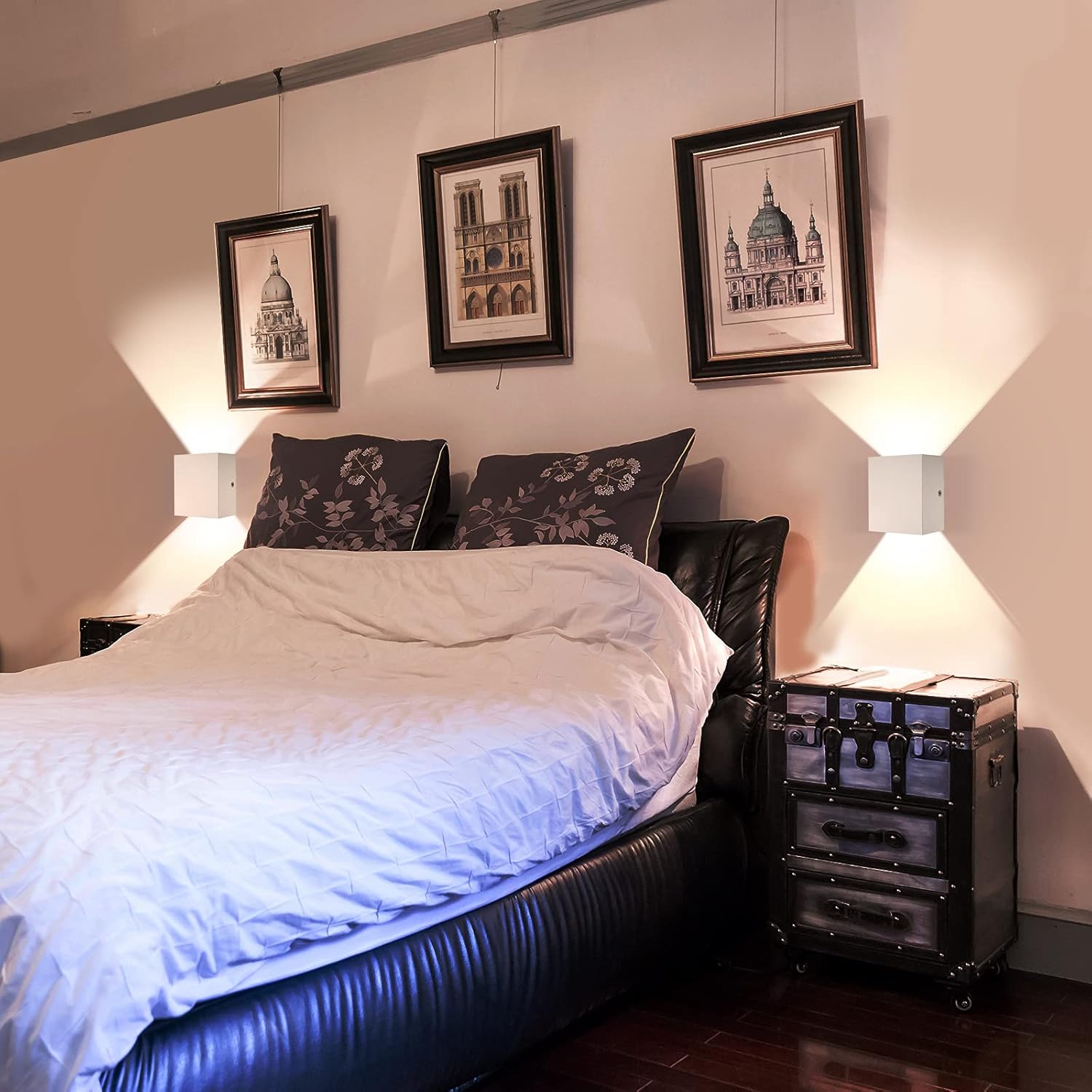 2 Pack Modern 6W Up Down Wall Sconce