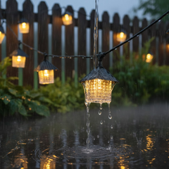 Feston String Light 10W – 5m Outdoor Decorative Lighting with 10 Bulbs, 3000K Warm White, Long Bright Effect