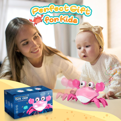 Hapikids Crawling Crab Baby Toy – Dancing, Sensory & Tummy Time Gift for 0–3 Yrs