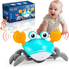 Hapikids Crawling Crab Baby Toy – Dancing, Sensory & Tummy Time Gift for 0–3 Yrs