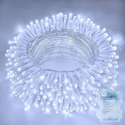 Battery Fairy Lights – 10m, 100 LEDs, 8 Modes, Timer, Waterproof Warm White