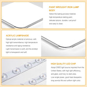 Modern 24W Dimmable LED Ceiling Light with Remote