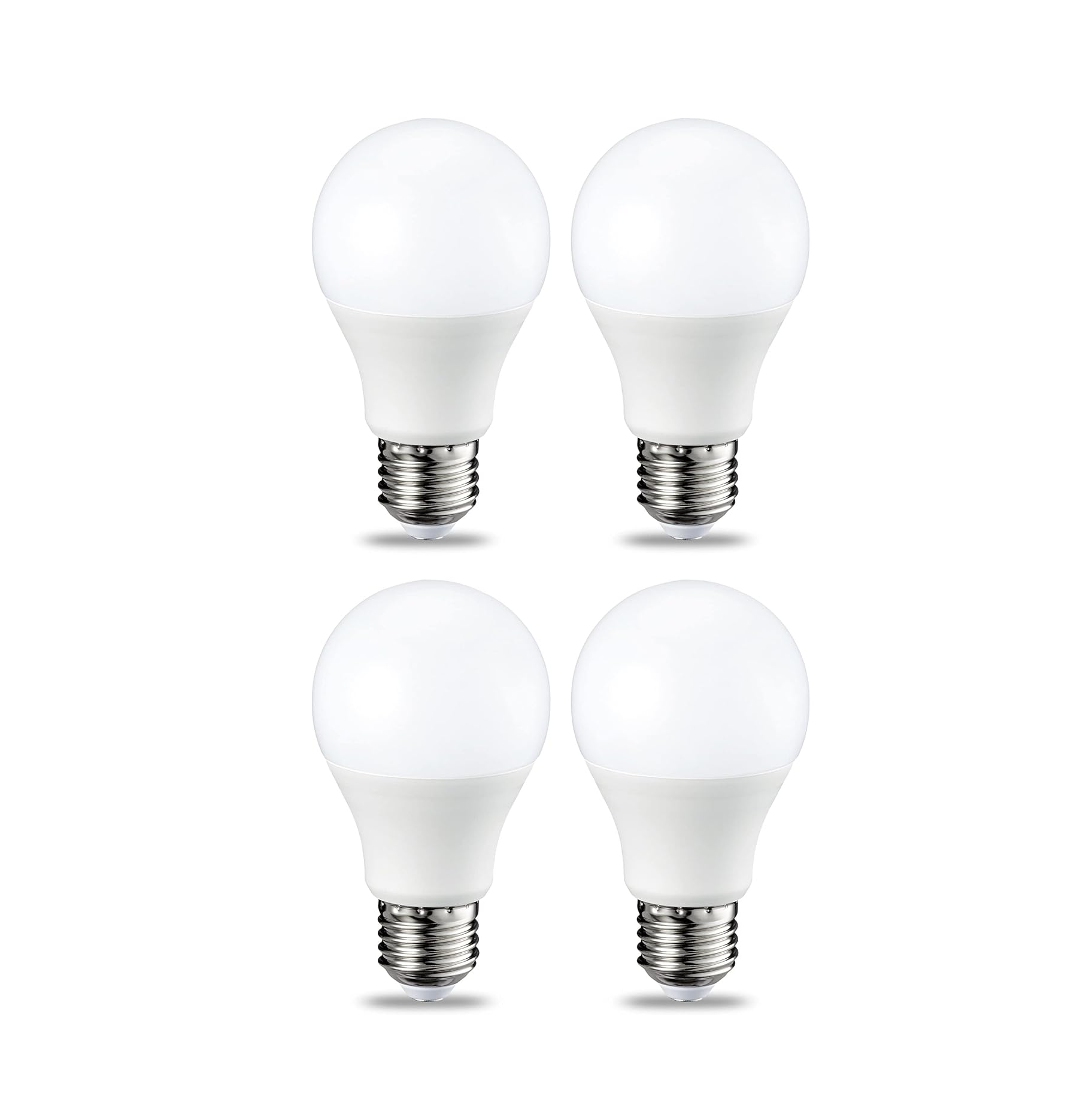 A19 E27 7W Screw Bulb, 6000K, (Pack of 6)
