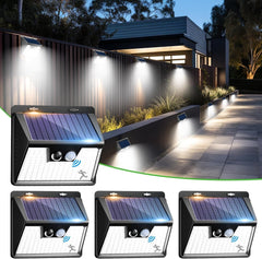 Outdoor Solar Security Lights with Motion Detection – Waterproof, 3 Adjustable Modes for Garden & Fence