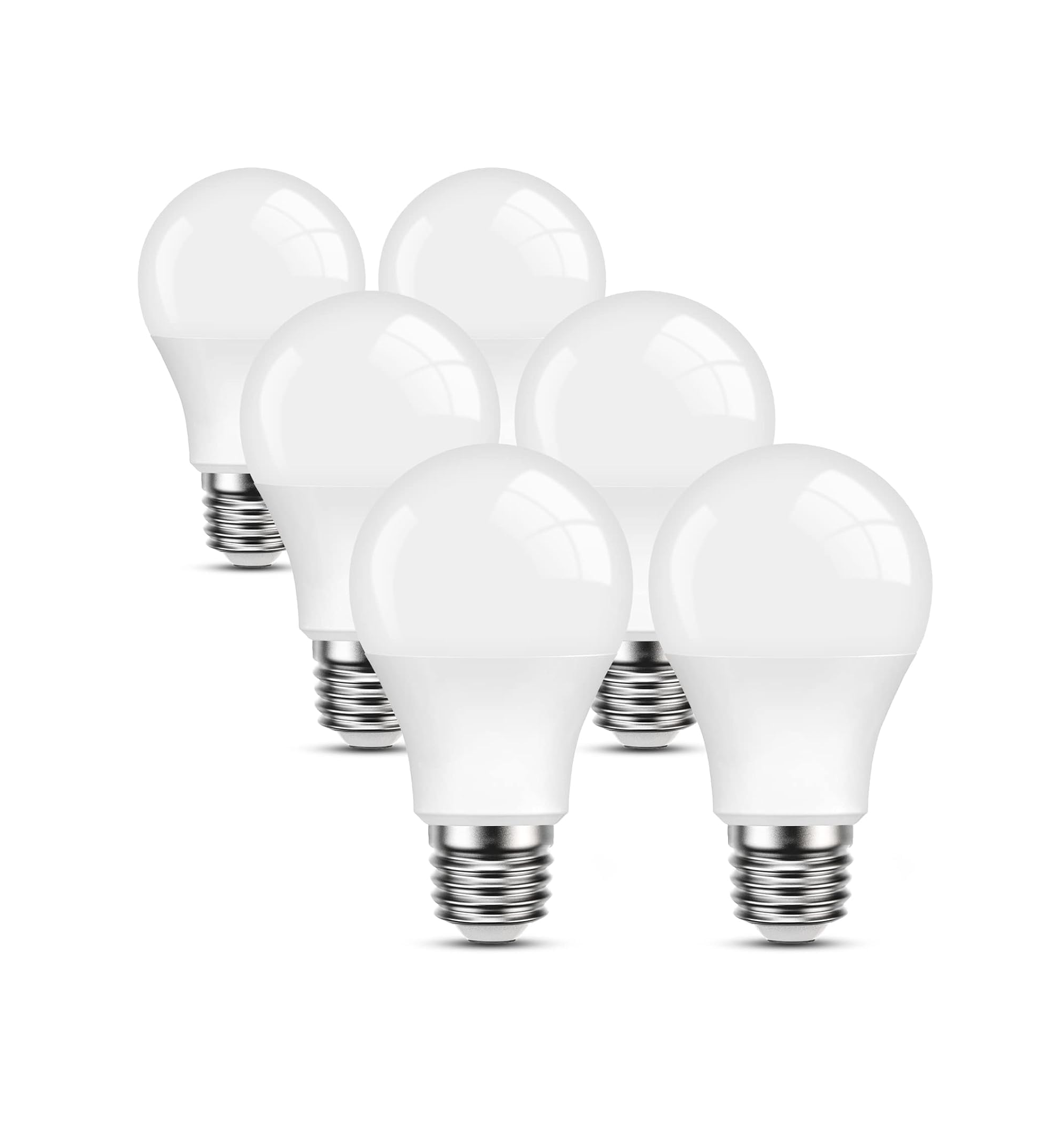 7W E27 LED Bulb, Non-Dimmable, Pack of 6