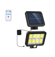 160COB Motion Sensor Solar Garden Wall Light – Outdoor Waterproof LED Security Lamp