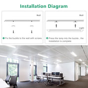 54W Batten Tube for Garage