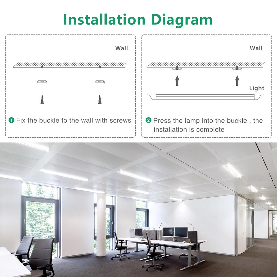 54W Batten Tube for Garage