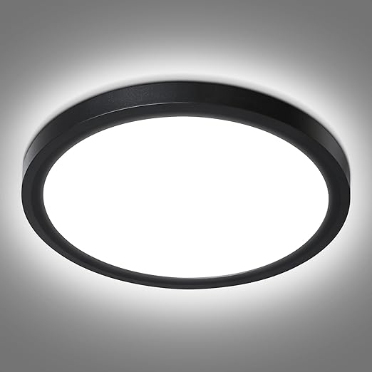 24W LED Ceiling Light, 5000K Daylight, IP44, 2200LM Ø28.5cm Flush Mount