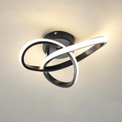 minfair Modern LED Ceiling Light – Round Geometry, 18W, 24cm Diameter