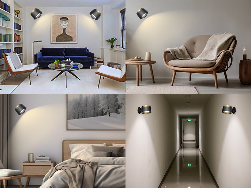2 Pack Picture Spotlights With Remote