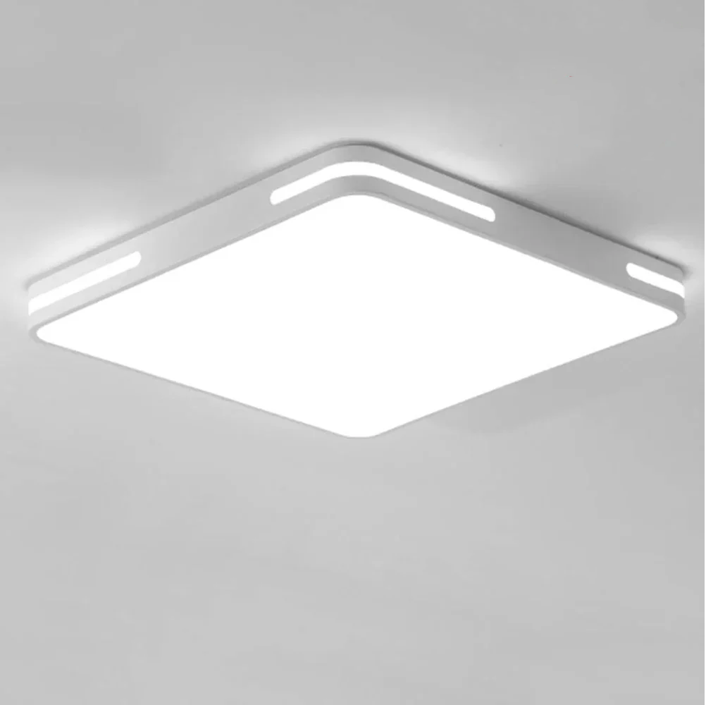 36W Square LED Ceiling Light, 4050lm, 6500K Cool White, 40cm Flush Mount Panel Light for Bedroom, Kitchen, Hallway, Living Room