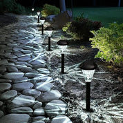 Solar Garden Lights Outdoor – 8 Pack Waterproof Pathway