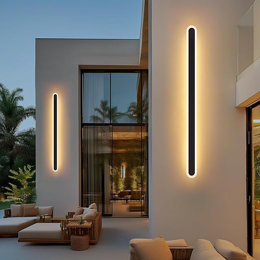 Outdoor LED Wall Light 40cm, IP67 Waterproof Modern Lamp