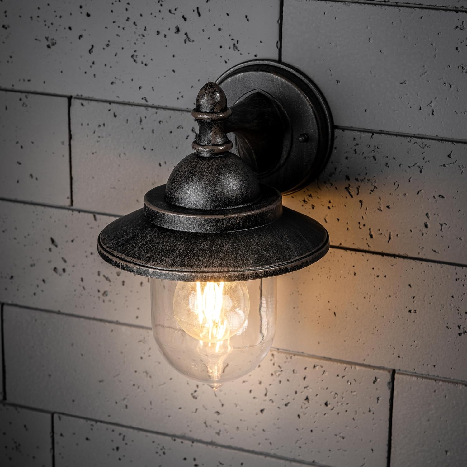 Black Vintage Outdoor Wall Light
