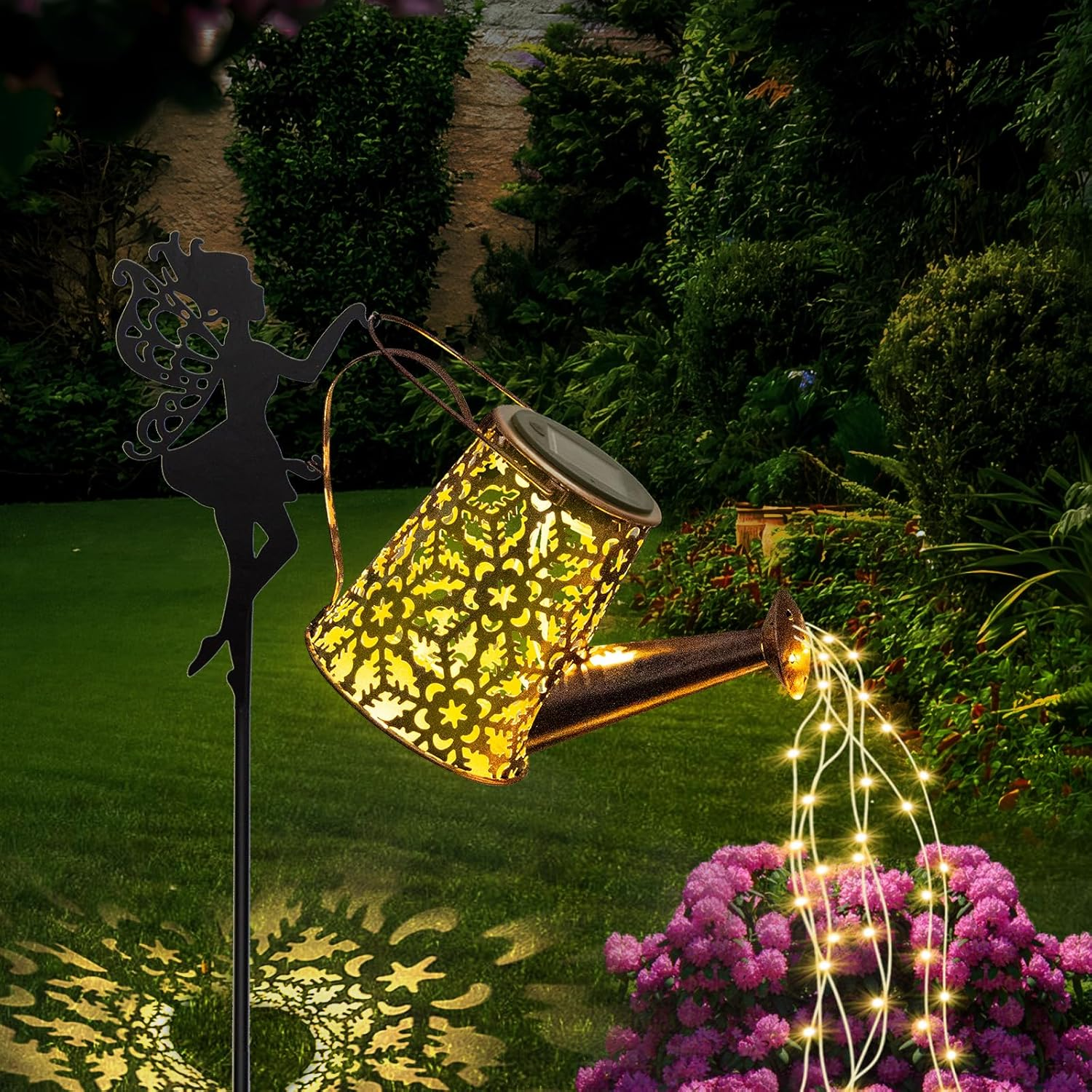 Solar Watering LED Fairy Lights