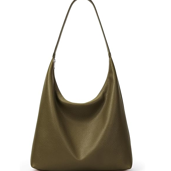 Vintage Vegan Leather Tote Bag for Women – Hobo Shoulder Handbag for Work & Travel