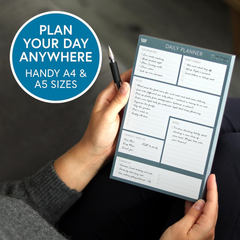 Daily Planner Pad – 100 Undated Tear-Off Sheets for To-Do Lists & Productivity