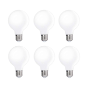 G80 E27 LED Bulb 5W 220V Cool White Glass Light, Energy Saving Decorative Globe Lamp for Home and Office