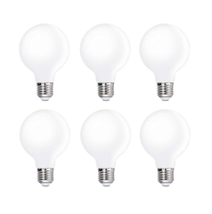 G80 E27 LED Bulb 5W 220V Cool White Glass Light, Energy Saving Decorative Globe Lamp for Home and Office