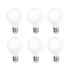 G80 E27 LED Bulb 5W 220V Cool White Glass Light, Energy Saving Decorative Globe Lamp for Home and Office