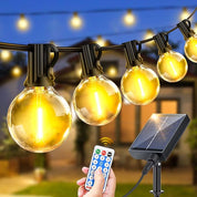 65.5ft Outdoor Festoon Lights with Remote & Timer