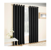 Vogue Blush Pink Eyelet Curtains 46x72" – Thermal Noise Reducing Dim Out Drapes