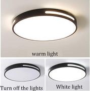 36W 50CM LED Ceiling Light, Large Bedroom Lights Ceiling 3000K/4500K/6000K, 3 Color Temperature Flush Ceiling Light, Round Ultra Thin Ceiling Light for Living Room