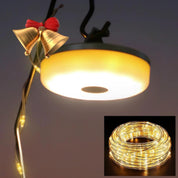 2-in-1 Rechargeable Camping String Lights (32.8ft) with Lantern & 5 Modes