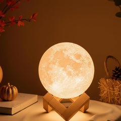 3D Printed Moon Lamp Touch Control Night Light