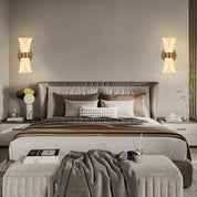 Modern 12W Dimmable LED Wall Sconce with Adjustable Color