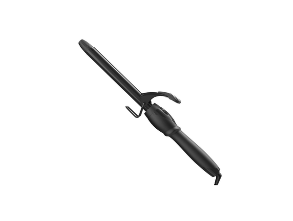 Professional 32mm Ceramic Curling Wand with Clamp, Quick Heat & Swivel Cord, Black
