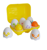 Toomies Hide & Squeak Eggs – Baby Shape Sorter & Sensory Toy, 6–36 Months