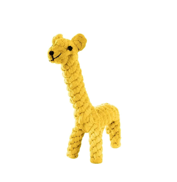 Giraffe Rope Chew Toy for Dogs – Teething, Training & Boredom Relief for Puppies