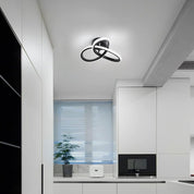 20W Dimmable LED Ceiling Light – Black Round Fixture Ø25cm