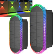Solar Fence Lights – 4 Pack, 3 Color Options