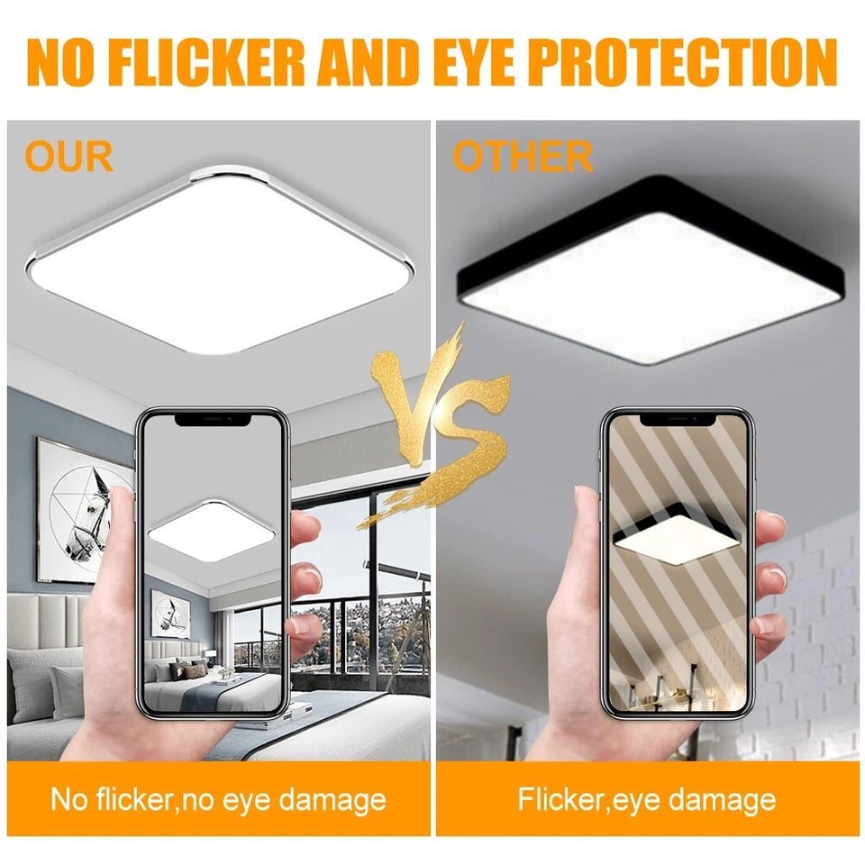 Modern 24W Dimmable LED Ceiling Light with Remote