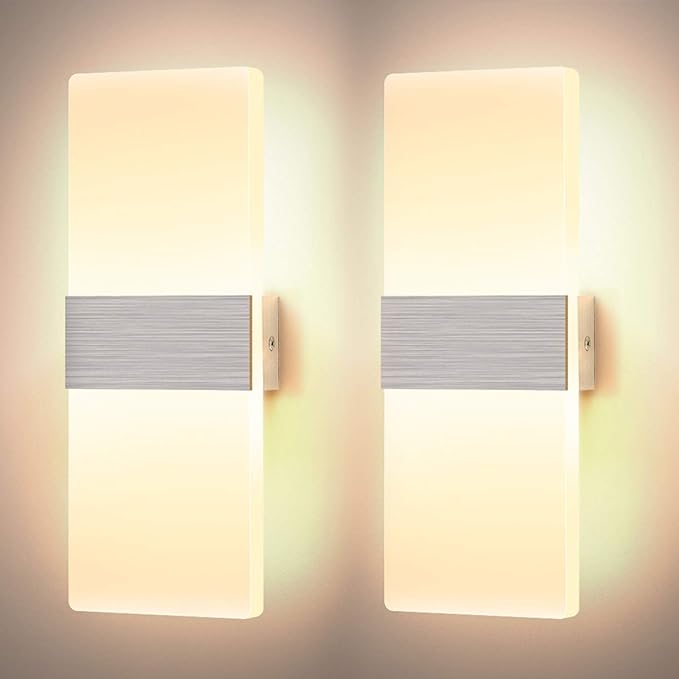 LED Wall Lights Indoor Dimmable Modern Up Down Sconces