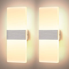 LED Wall Lights Indoor Dimmable Modern Up Down Sconces