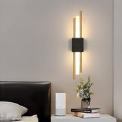 LED Wall Light Indoor – 10W Gold Modern Acrylic Wall Lamp, 3000K Warm White
