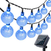 LED Ball Solar String Lights – Outdoor Retro Fairy Lights for Garden, Patio & Parties
