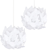 Modern Bright Pink Butterflies Ceiling Chandelier Lamp Shade | Pendant Lights, Home Décor & Improvement Essential